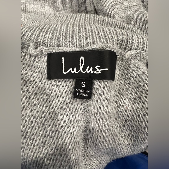 Lulus Grey Sweater Dress - Picture 7 of 7